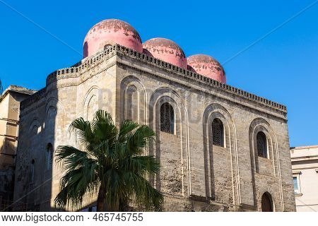 Church Of San Cataldo In Palermo, Italy In A Beautiful Summer Day