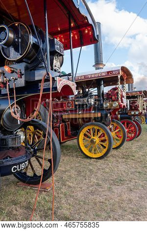 Tarrant Hinton.dorset.united Kingdom.august 25th 2022.a 1920 Fowler R3 Showmans Engine Is On Display