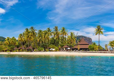 Tropical Beach At Koh Mook (koh Muk) Island, Thailand
