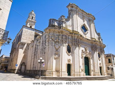 Katedrála Duomo Maglie. Puglia. Itálie.