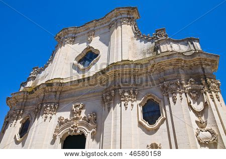 Katedrála Duomo Maglie. Puglia. Itálie.