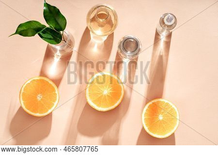 Alternative Natural Medicine And Glass Labware, Petri Dish, Cream Jars, Scrub, Aroma Oils. Avocado O