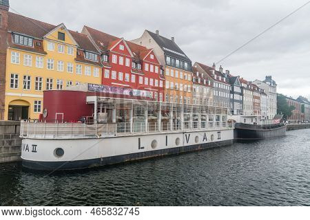 Copenhagen, Denmark - July 26, 2022: Liva Ii Ship In Nyhavn.