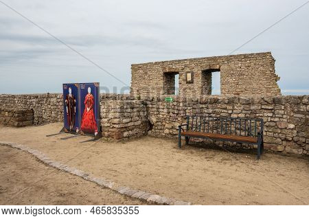 Checiny, Poland - September 14, 2022: Checiny Castle - A Royal Castle From The Turn Of The 13Th And