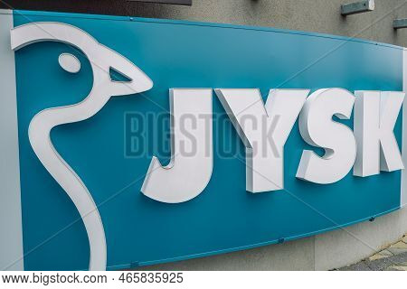 Krakow, Poland - April 26, 2022: Jysk Is A Global Retail Chain That Sells Everything For The Home. I