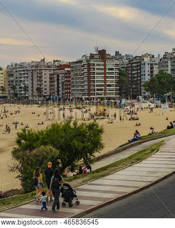 Pocitos Beach, Montevideo, Uruguay