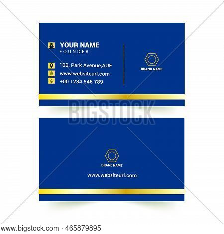 Modern Professional Business Card Template, Simple Business Card, Business Card Design Template