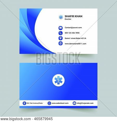 Modern Professional Business Card Template, Simple Business Card, Business Card Design Template