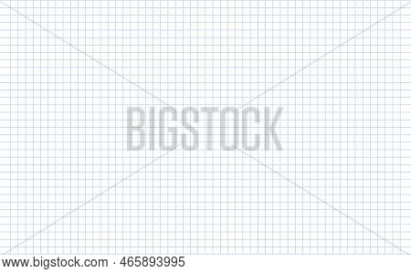 Graph Paper. Printable Squared Grid Paper With Color Horizontal Lines. Geometric Background For Scho