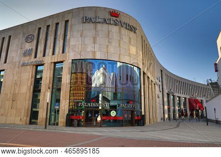 Recklinghausen, Germany - September 20, 2020: Palaisvest Shopping Mall In Recklinghausen. It Is The 
