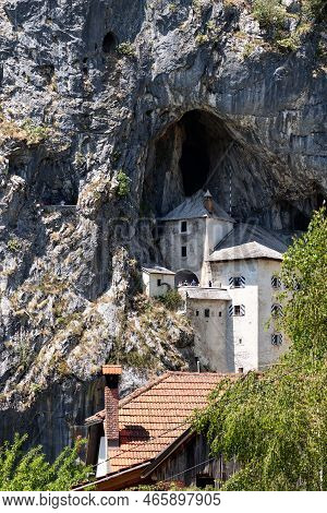 Early Medieval Predjama Castle (predjamski Grad) Is Renaissance Castle Built Within Cave Mouth In So