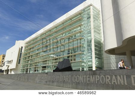 Muzeum MACBA w Barcelonie, Hiszpania.