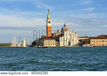 Architecture Of San Giorgio Maggiore Island, Venice, Italy