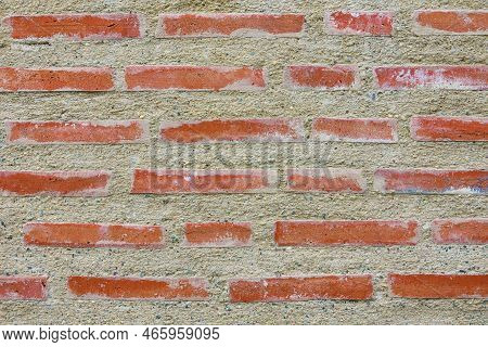Wall Made Of Bricks In The Roman Limes, Or The Border Of The Former Roman Empire, Danube Limes - Min