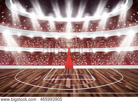 Basketball Court Hoop Vector & Photo (Free Trial) | Bigstock