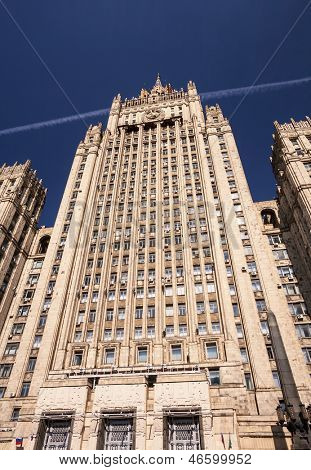 Das Gebäude des Ministeriums für auswärtige Angelegenheiten der Russischen Föderation