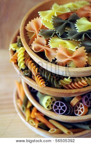 Colorful Pastas