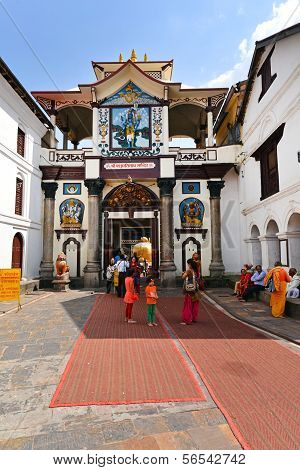 Pashupatinath Hindu Temple. Nepal