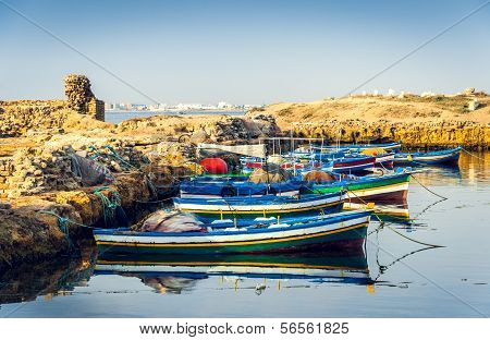 Ancient Phoenician Port Of Mahdia