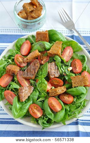 Panzanella, healthy Italian Salad