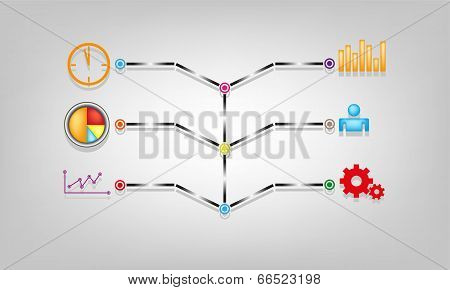 info graphic stock icons