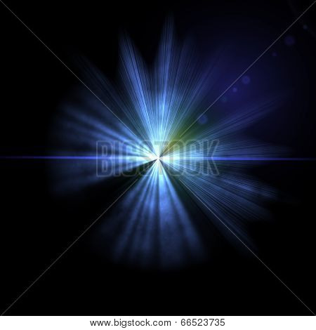 Abstract image of  lighting flare