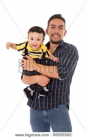father and son hispanic