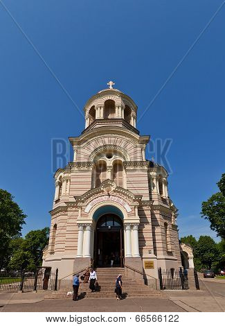Nativity Of Christ Cathedral (1884) In Riga, Latvia