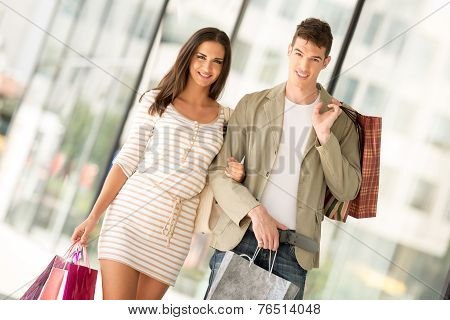 Couple In Shopping