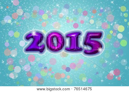 New Year's background 2015