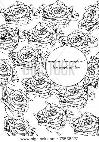 graphic roses