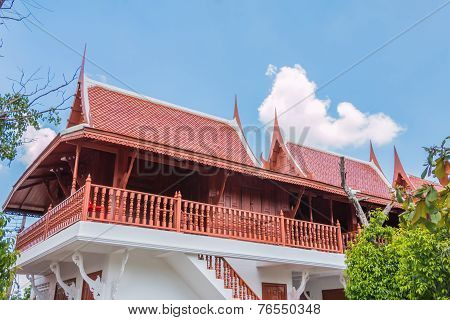 The Parsonage  Thailand Style Blue Sky Background