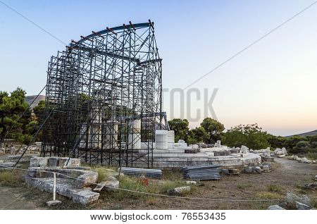 Greek Columns In Restoration