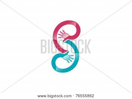 hand logo,