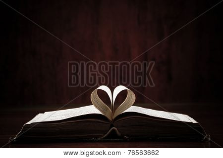 Open Book On Table