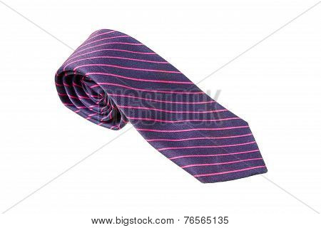Blue And Pink Strips Business Neck Tie