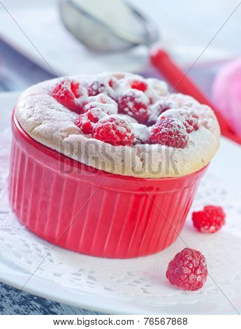 raspberry souffle