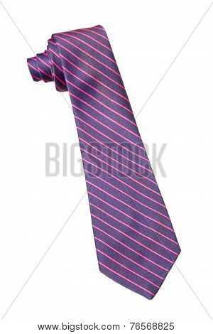 Blue And Pink Strips Business Neck Tie