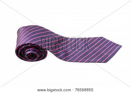 Blue And Pink Strips Business Neck Tie