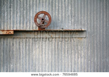 Rusted wheel valve