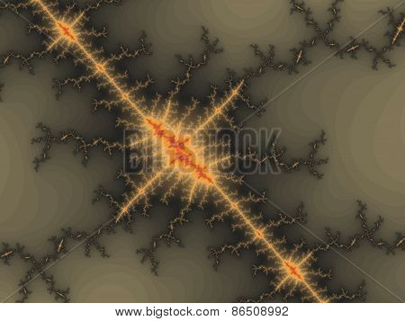 Abstraction fractal background