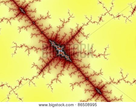 Abstraction fractal background
