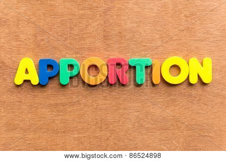 Apportion