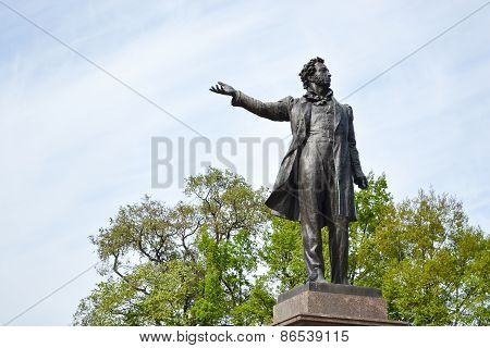 Statue Of Alexander Pushkin.