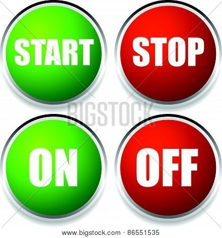 Start-stop And On-off Buttons