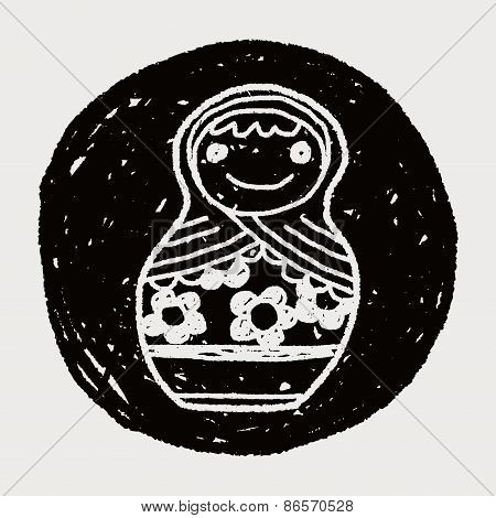 Doodle Russian Dolls