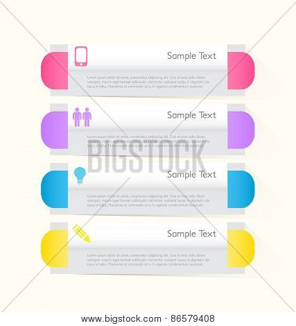 Modern infographic template