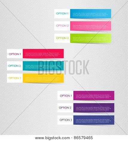 Modern infographic template