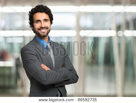 Portrait of an handsome businessman