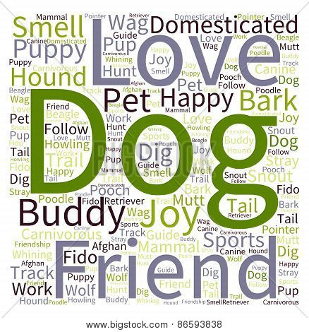 Dog Word Cloud